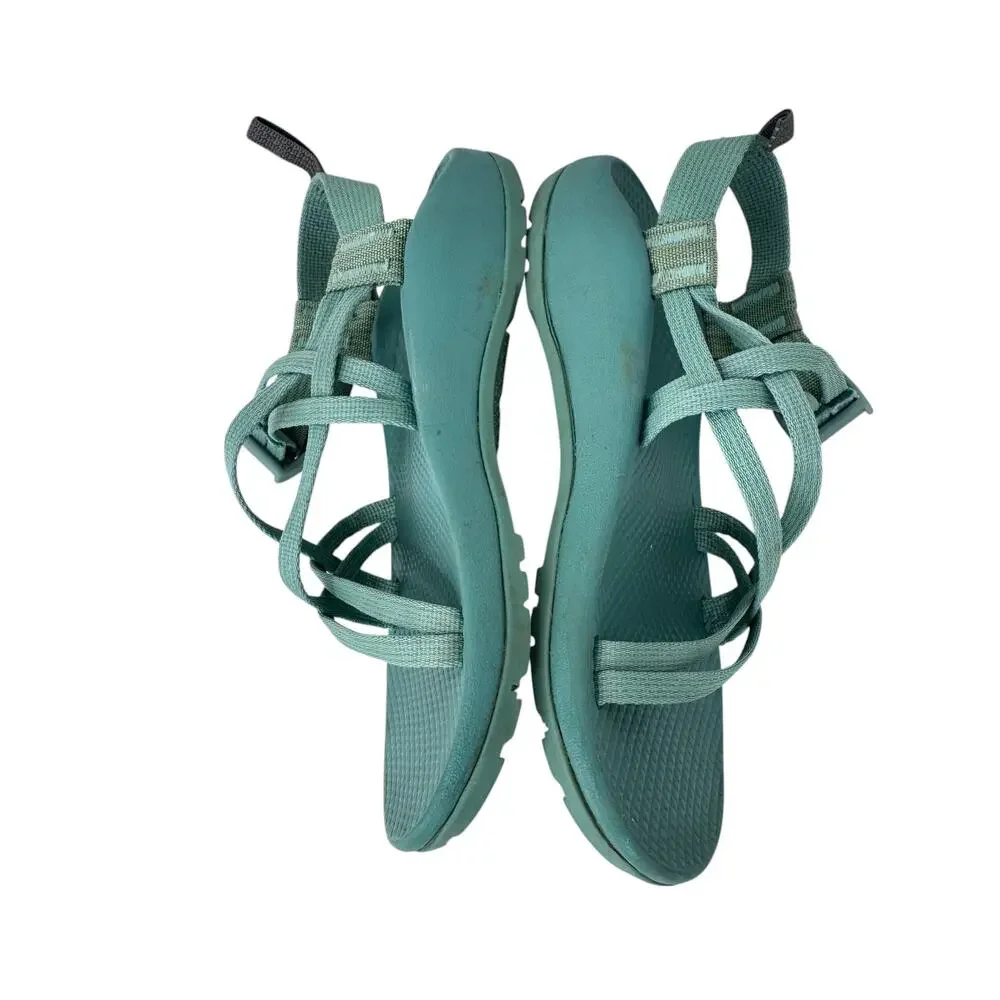 Chaco ZX1 EcoTread Sandal Kid's‎ 4 Green Diamond Classic Fit Slip-Resistant